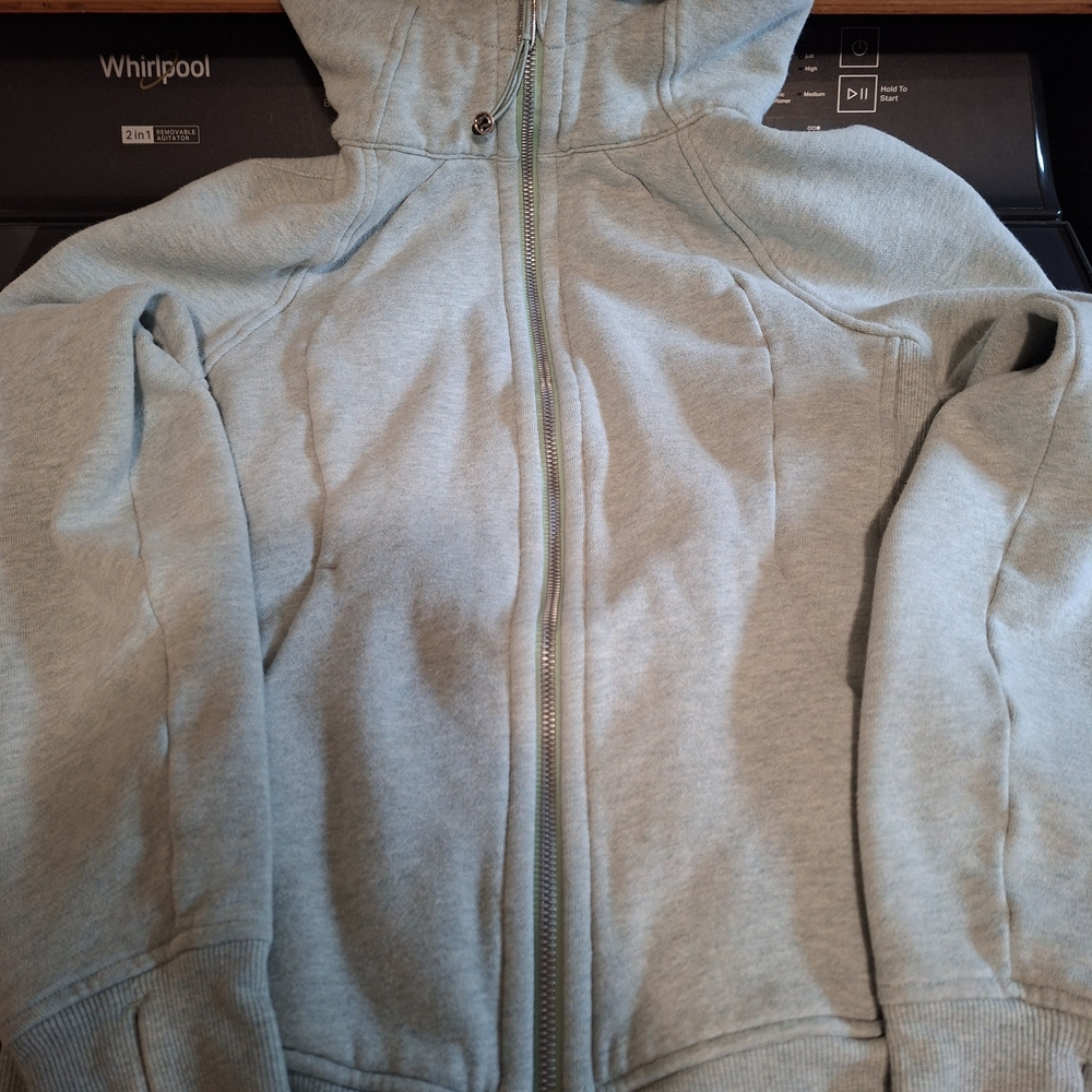 lululemon athletica Light Blue Full-Zip Hoodie